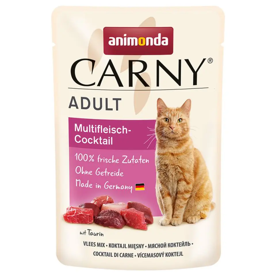 ⁨ANIMONDA Carny Adult meat cocktail 85 g⁩ at Wasserman.eu