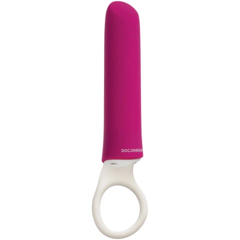 ⁨Doc Johnson iPlease Mini - wibrujący masażer w kształcie szminki USB⁩ w sklepie Wasserman.eu