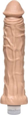 ⁨Doc Johnson Thin 8 Heavy Veined Dong 20cm - model z wyrazistą teksturą, wibrujący⁩ w sklepie Wasserman.eu