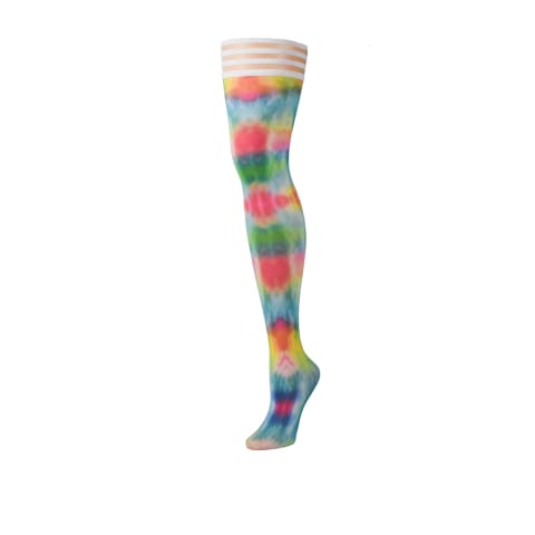 ⁨Kixies Gilly Pończochy Tie-Dye Antypoślizgowe Kolorowe⁩ w sklepie Wasserman.eu
