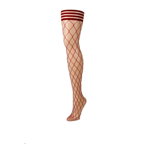 ⁨Kixies Claudia Pończochy Siateczkowe Large Mesh Czarny D⁩ w sklepie Wasserman.eu