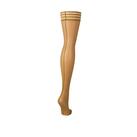 ⁨Kix'ies Vanessa Pończochy Knee-High Nude z Szewkiem i Kubańskim Obcasem⁩ w sklepie Wasserman.eu