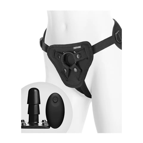 ⁨Doc Johnson Supreme Uprząż z systemem Vac-U-Lock, pilot bezprzewodowy⁩ w sklepie Wasserman.eu