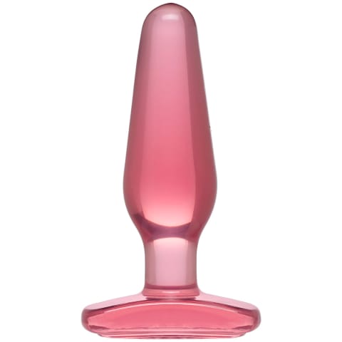 ⁨Doc Johnson Crystal Jellies Medium Plug anatomiczny średni przezroczysty⁩ w sklepie Wasserman.eu
