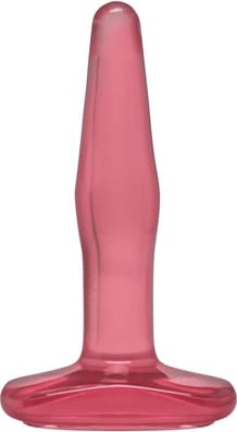 ⁨Doc Johnson Crystal Jellies Small Plug mały anatomiczny rożowy⁩ w sklepie Wasserman.eu
