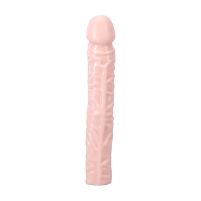 ⁨Doc Johnson Classic 25 cm - model anatomiczny, elastyczny, czarny⁩ w sklepie Wasserman.eu