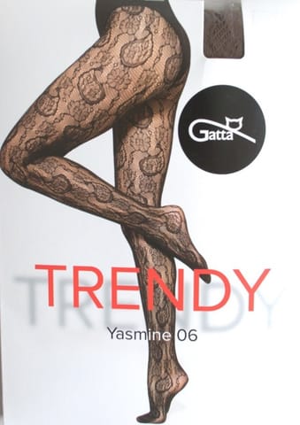 ⁨RAJSTOPY GATTA YASMINE WZ 06 (kolor Nero, rozmiar 1/2)⁩ w sklepie Wasserman.eu