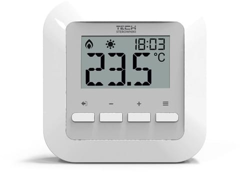 ⁨Przewodowy  dwustanowy regulator pokojowy biały ST-295v3 Tech sterowniki⁩ w sklepie Wasserman.eu
