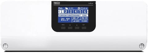 ⁨Sterownik zaworów termostatycznych L-X Tech Sterowniki, przewodowo-bezprzewodowy z wbudowanym modułem WIFI, 8 stref⁩ w sklepie Wasserman.eu