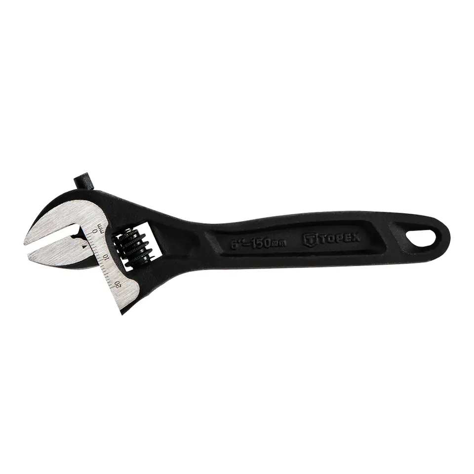 ⁨Adjustable wrench 150 mm, range 0-24 mm⁩ at Wasserman.eu