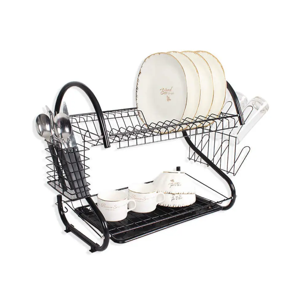 ⁨Black drying rack 43 cm MR-1025-43 Maestro⁩ at Wasserman.eu