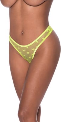 ⁨Magic Silk Micro Tanga L/XL - Figi z wysokim stanem w gwiazdki⁩ w sklepie Wasserman.eu