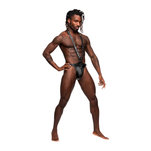 Male Power Leather Body Capricorn - Anatomiczne body z regulacją w sklepie Wasserman.eu