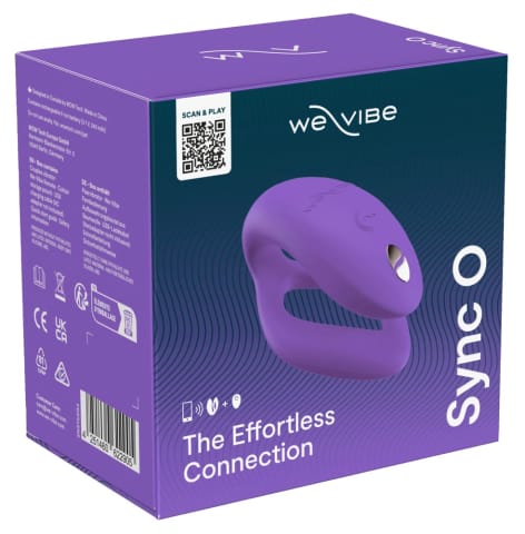 ⁨We-Vibe Sync O Bright Purple - urządzenie intymne dla par, sterowane zdalnie⁩ w sklepie Wasserman.eu