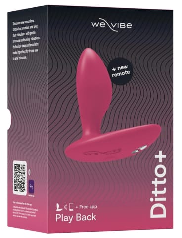 ⁨We-Vibe Ditto+ Cosmic Pink zaawansowany korek analny z pilotem⁩ w sklepie Wasserman.eu