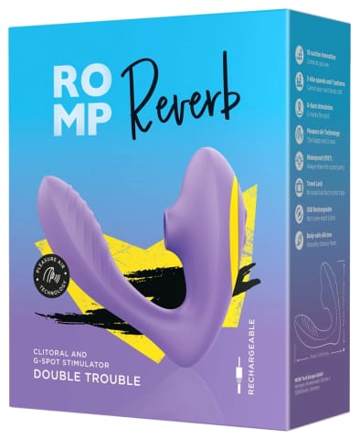 ⁨ROMP Reverb - Urządzenie z funkcją podciśnienia i wibracji, fioletowy⁩ w sklepie Wasserman.eu