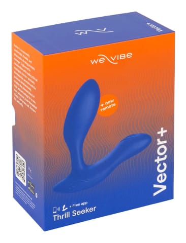 ⁨We-Vibe Vector+ Royal Blue - Masażer prostaty z aplikacją i pilotem⁩ w sklepie Wasserman.eu