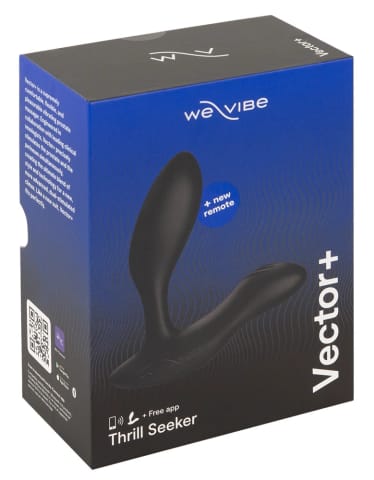 ⁨We-Vibe Vector+ Charcoal Black - Masażer prostaty z aplikacją i pilotem⁩ w sklepie Wasserman.eu