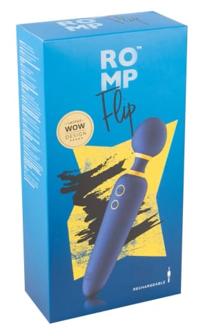 ⁨ROMP Flip - Masażer z Ruchomą Głowką, 10 Trybow, Silikonowy, Wodoodporny⁩ w sklepie Wasserman.eu