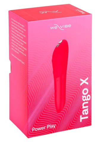 We-Vibe Tango X Cherry Red - Kompaktowy stymulator z 8 prędkościami w sklepie Wasserman.eu