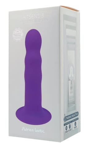 ⁨Adrien Lastic Hitsens 3 Fioletowy 18,2 cm - Elastyczny model silikonowy⁩ w sklepie Wasserman.eu