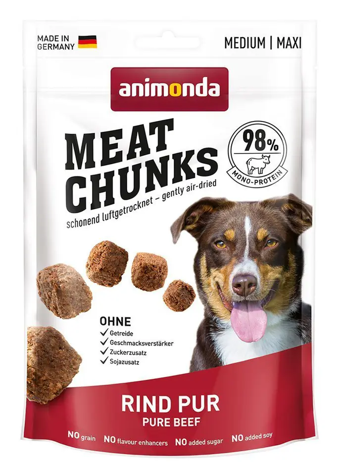 ⁨ANIMONDA Czyste kawałki mięsa Meat Chunks z Wołowiną 80g⁩ w sklepie Wasserman.eu