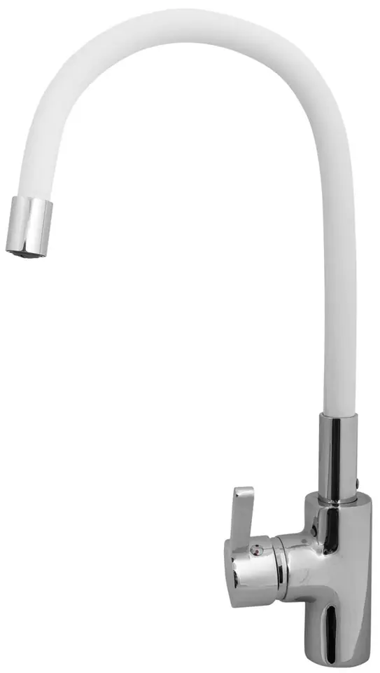 ⁨PYRAMIS FLESSI kitchen mixer white 090919538 flexible⁩ at Wasserman.eu
