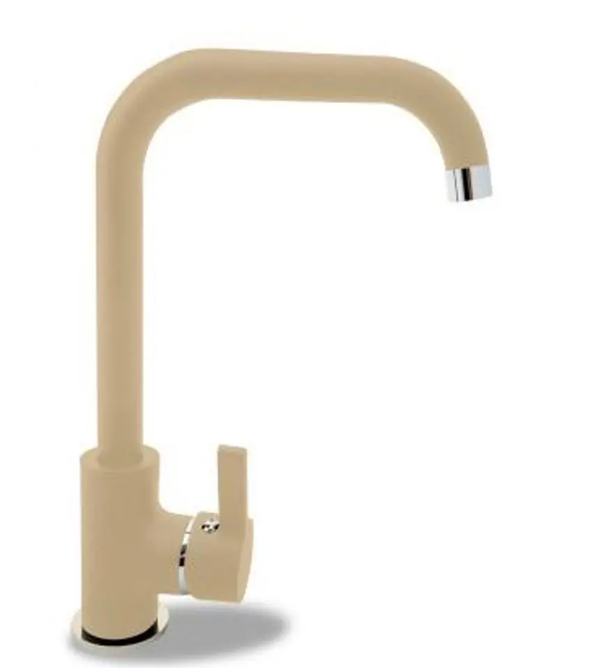 ⁨KITCHEN TAP PYRAMIS SILVIO BEIGE SAND014⁩ at Wasserman.eu