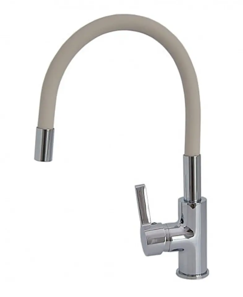 ⁨PYRAMIS FLESSI Kitchen mixer Sand beige⁩ at Wasserman.eu