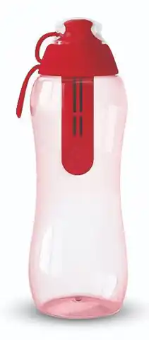 ⁨Butelka filtrująca DAFI 0,3L +1 filtr (czerwona)⁩ w sklepie Wasserman.eu