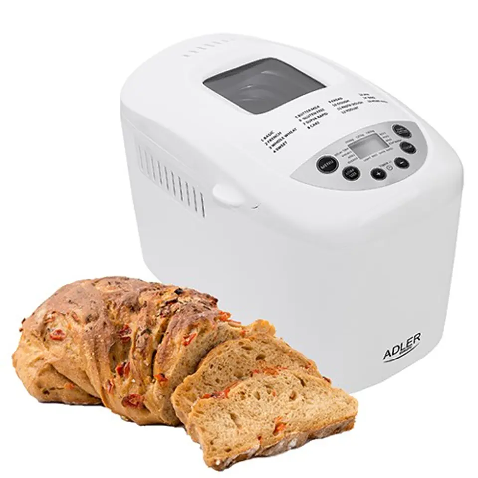 ⁨Adler AD 6019 bread maker 850 W White⁩ at Wasserman.eu