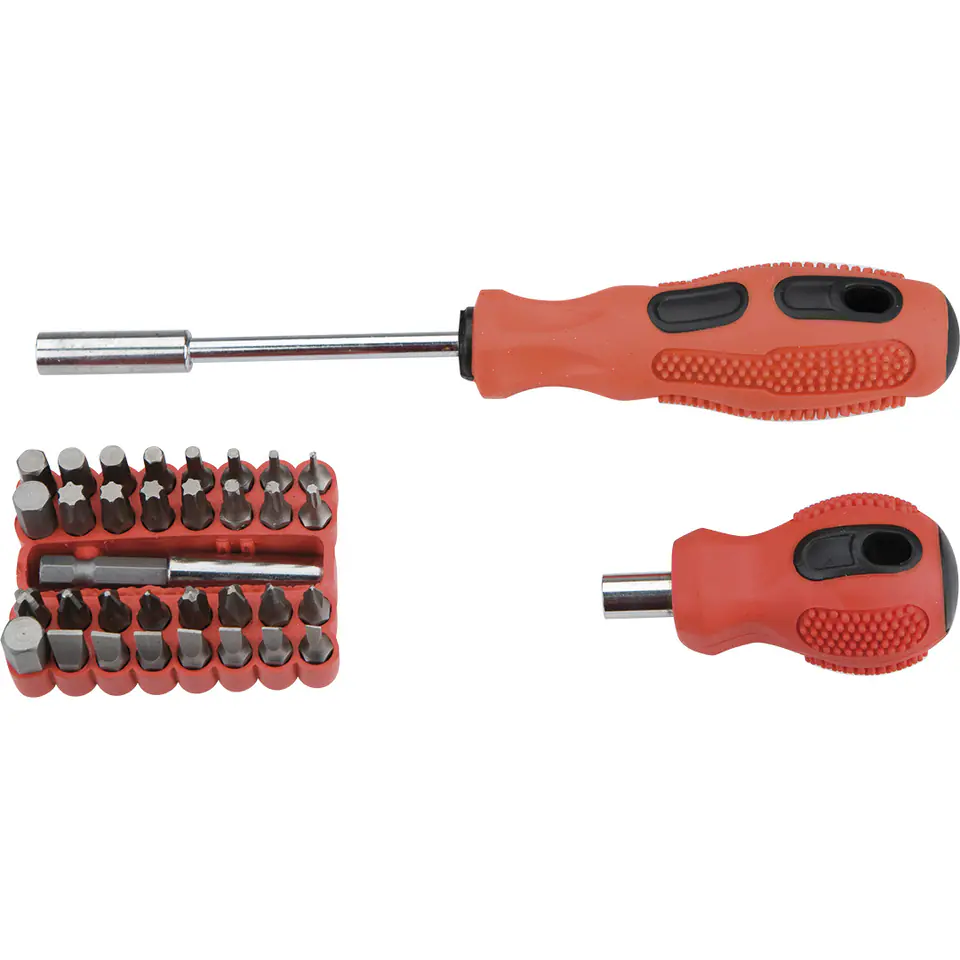 ⁨Screwdriver bits with handles, set of 35 pcs.⁩ at Wasserman.eu