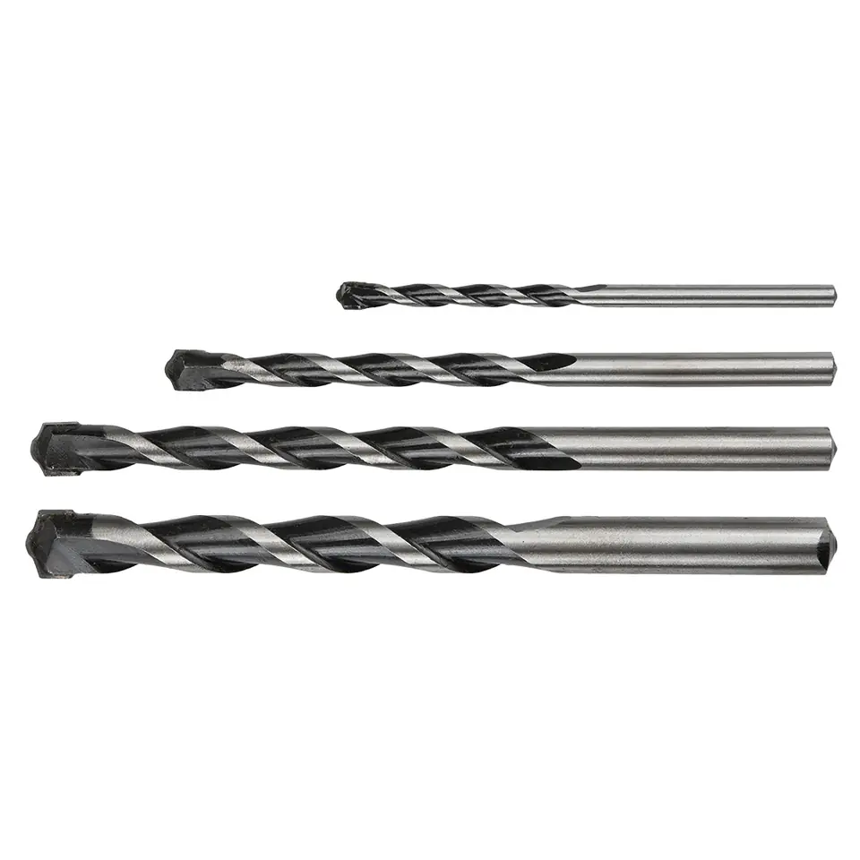 ⁨Concrete drill bits 4-10 mm, set of 4 pcs., butterfly tip⁩ at Wasserman.eu