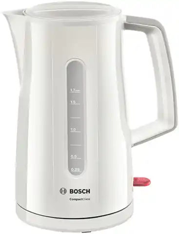 ⁨Bosch TWK3A011 electric kettle 1.7 L 2400 W Grey⁩ at Wasserman.eu