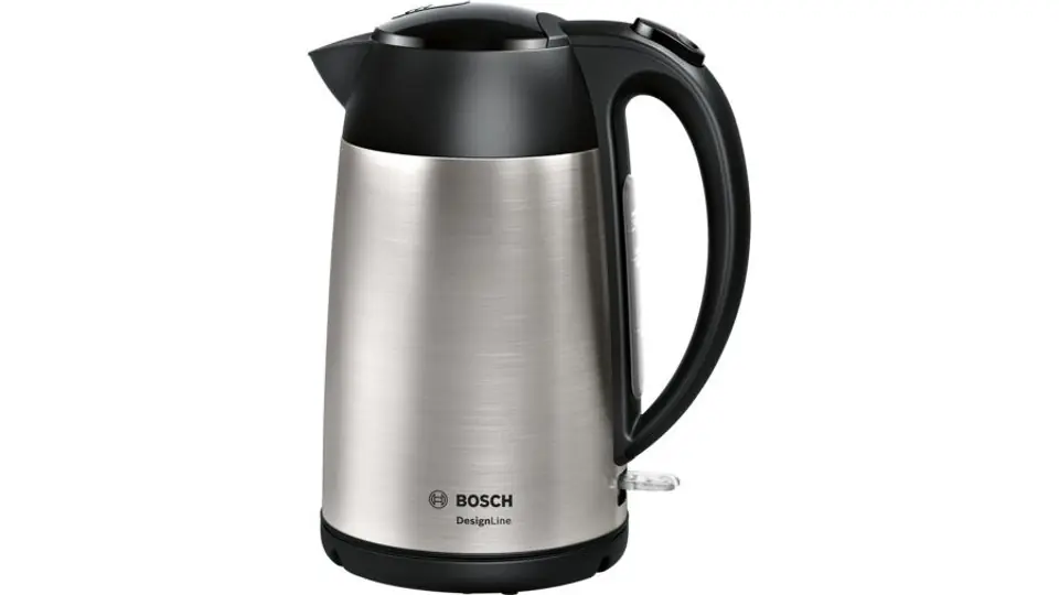 ⁨Bosch TWK3P420 electric kettle 1.7 L 2400 W Black, Stainless steel⁩ at Wasserman.eu