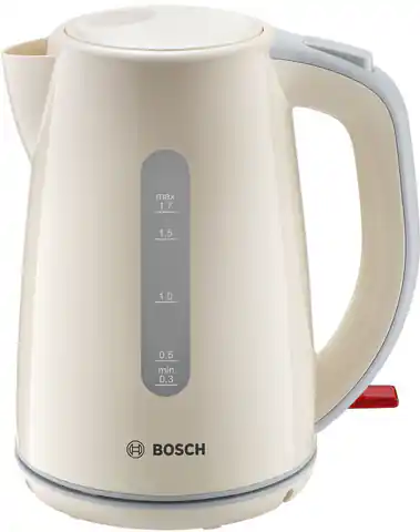 ⁨Bosch TWK7507 electric kettle 1.7 L Cream 2200 W⁩ at Wasserman.eu