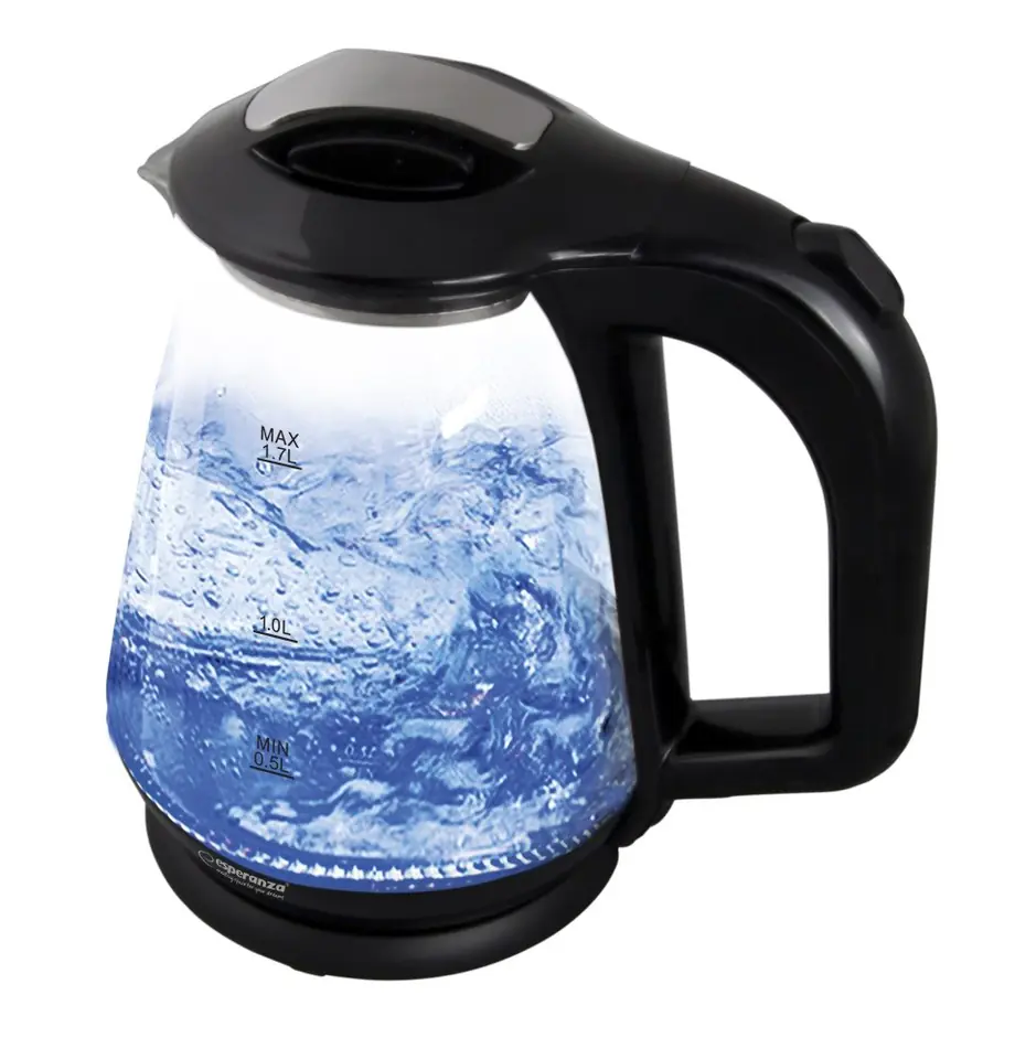 ⁨Esperanza EKK024K Electric kettle 1.7 L Black, Multicolor 1500 W⁩ at Wasserman.eu