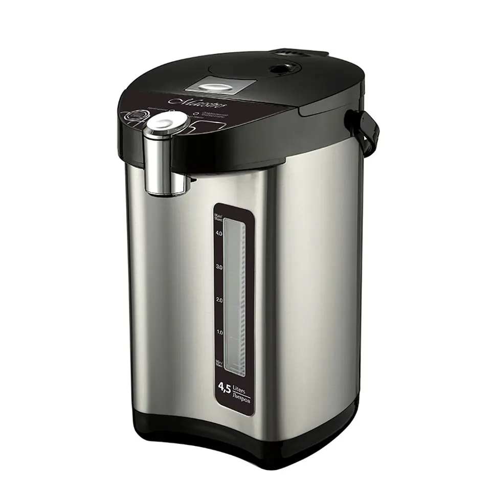 ⁨Feel-Maestro MR-081 thermo-pot 4.5 L Silver, Black⁩ at Wasserman.eu