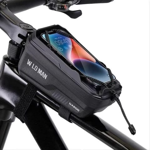 ⁨Torba rowerowa na ramę WILDMAN GX200 2L Czarna Uchwyt na telefon⁩ w sklepie Wasserman.eu