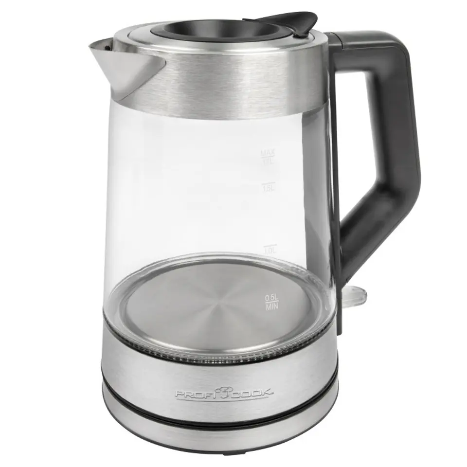 ⁨Proficook electric glass kettle PC-WKS 1190 G⁩ at Wasserman.eu