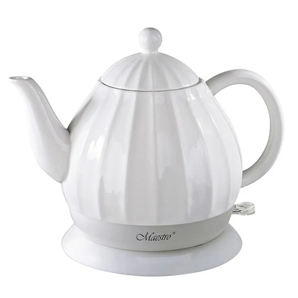 ⁨Feel-Maestro MR070 electric kettle 1.2 L 1200 W White⁩ at Wasserman.eu