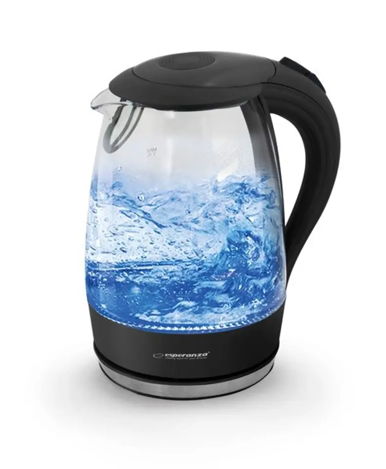 ⁨Esperanza EKK011K Electric kettle 1.7 L Black, Multicolor 2200 W⁩ at Wasserman.eu