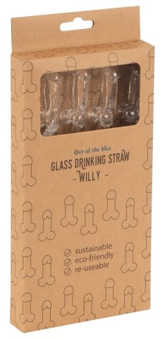 Orion Brand - Szklane słomki do drinków x4 w sklepie Wasserman.eu