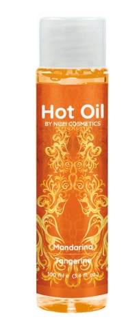 ⁨NUEI Hot Oil Tangerine rozgrzewający olejek do masażu 100ml mandarynka⁩ w sklepie Wasserman.eu