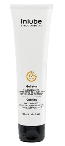 ⁨NUEI Inlube Water-Based Sliding-Gel Cookies 100ml - Wegański żel nawilżający⁩ w sklepie Wasserman.eu