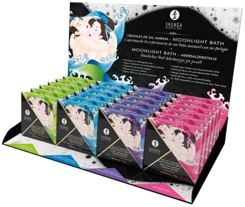⁨Shunga Moonlight Bath Zestaw Luksusowych Soli do Kąpieli 24x75g Mix Zapachow⁩ w sklepie Wasserman.eu