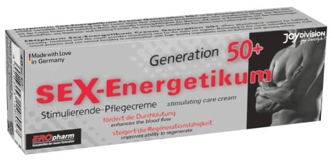 ⁨HOT Sex Energetikum 50+ żel regenerujący dla mężczyzn 40ml⁩ w sklepie Wasserman.eu