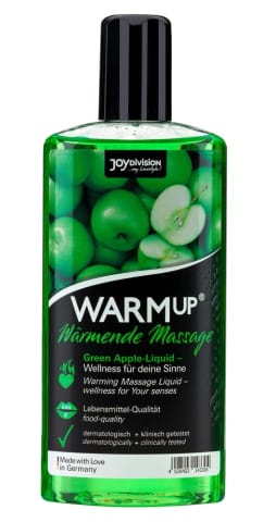 ⁨Joydivision WARMup Green Apple płyn do masażu rozgrzewający 150ml⁩ w sklepie Wasserman.eu
