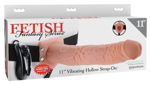 ⁨Fetish Fantasy Series  11" Vibrating Hollow Strap-On Light⁩ at Wasserman.eu