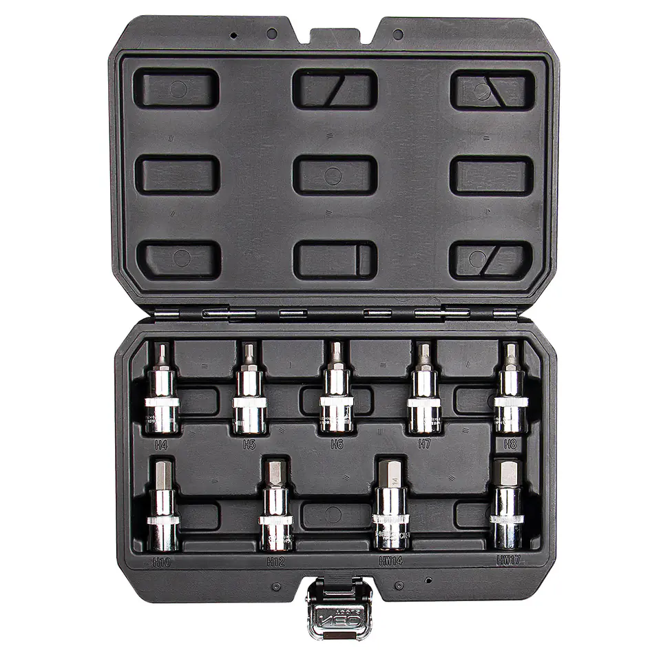 ⁨Hexagonal tips on the 55 mm cap, set of 9 pcs.⁩ at Wasserman.eu
